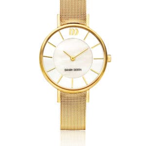 Damenuhr, Armbanduhr, Uhr, Faktor S, Gold, Vergoldet, Danish Design