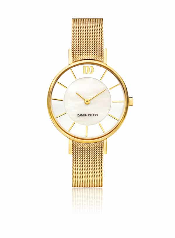 Damenuhr, Armbanduhr, Uhr, Faktor S, Gold, Vergoldet, Danish Design