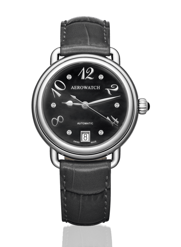 Damenuhr, Armbanduhr, Damenarmbanduhr, Aerowatch, Stahl, PVD, Automatik, Lederband, Stahlband, Uhr, Schweiz, Schweizer Uhren, Ronda, ETA, Uhrmacher, klassisch, elegant, sportlich, mondphase, sahak, faktor s, winterthur, zürich, Ladies watch, wristwatch, ladies' wristwatch, aero watch, steel, PVD, automatic, leather strap, steel strap, watch, Switzerland, swiss watches, Ronda, ETA, watchmaker, classic, elegant, sporty, moonphase, sahak, faktor s, winterthur, zurich, swissmade, jewellery, jewelry