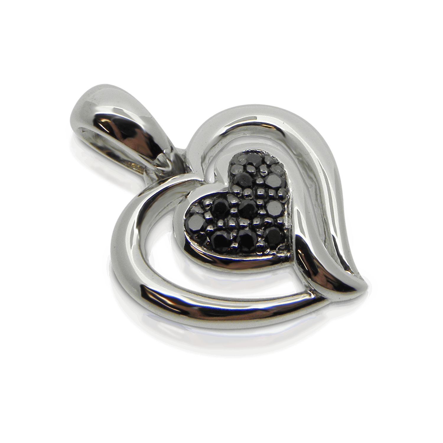 Anhänger, Halsschmuck, Collier, Herz, herzanhänger, solitär, brillant, diamantschmuck, diamant, brillant schliff, weissgold, romantisch, goldschmied, Pendant, necklace, necklace, heart, heart pendant, solitaire, brilliant, diamond jewelry, diamond, brilliant cut, white gold, romantic, goldsmith, faktor s, sahak, winterthur, zürich, zurich, swissmade, jewellery, jewelry