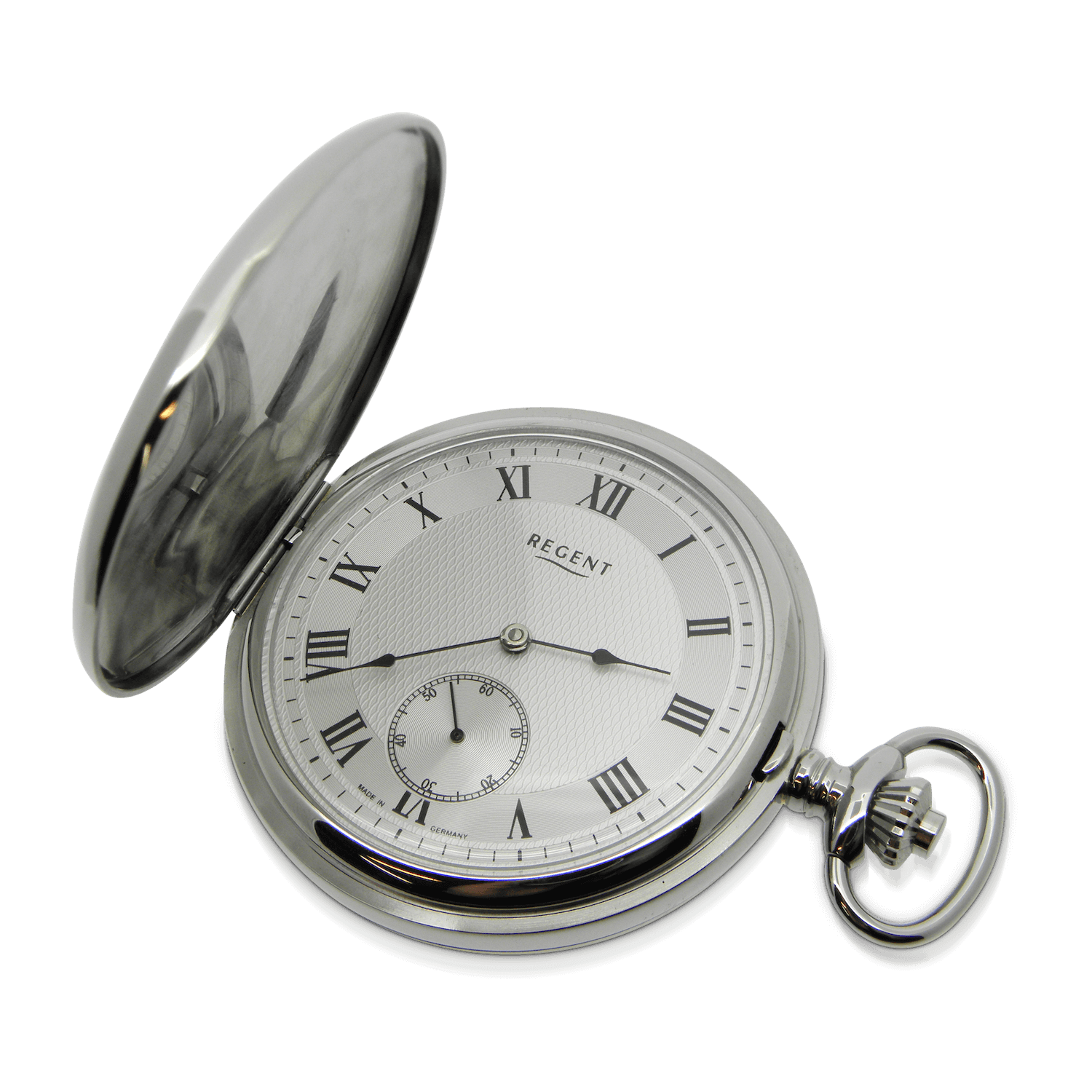 Taschenuhr, regent, deutsch, uhrwerk, handaufzug, mechanisch, stahlgehäuse, savonette, stahl, herrenuhr, zifferblatt, römisch, urhmacher, uhren, herrenuhren, zürich, winterhtur, sahak, faktor s, Pocket watch, regent, german, movement, manual wind, mechanical, steel case, savonette, steel, men's watch, dial, roman, urmacher, watches, men's watches, zurich, winter clock, sahak, made in germany, watches, jewelry