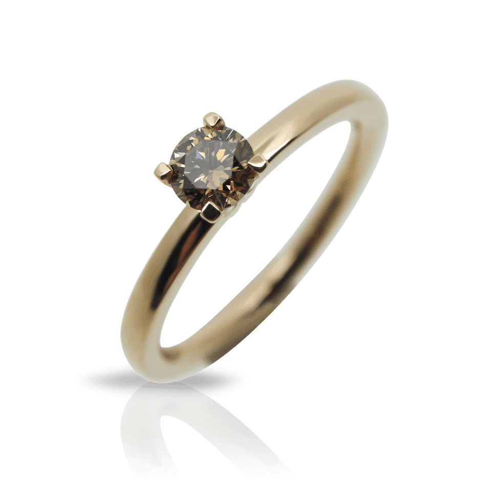 Verlobungsring, Solitär, Engagement ring, diamantring, diamond ring, brillant, brilliant cut, diamond, rotgold, pink gold, red gold, goldsmith, goldschmiede, manufacture, faktor s, sahak, winterthur, zürich, zurich, swissmade, jewellery, jewelry