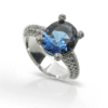 Damenring_Edelsteinring_Cocktailring_Ladies_Weissgold_Diamantring_Diamantschmuck_Topas_London_Blue_Goldschmied_Brillatnen_Sahak_Faktor S_Winterthur_Zurich_Swissmade_1500