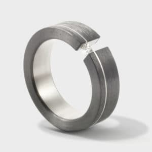 Carbonring_Damenring_Solitaer_Verlobungsring_10020007_B7_Swissmade_Sahak_Jewellery_Zurich