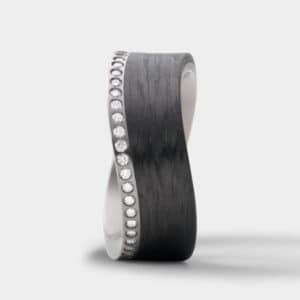 Carbonring_Herrenring_Damenring_Partnerring_S3_10100130_Alliance_Diamantring_Swissmade_Sahak_Jewellery_Zurich