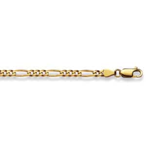 Halskette Figaro Gelbgold