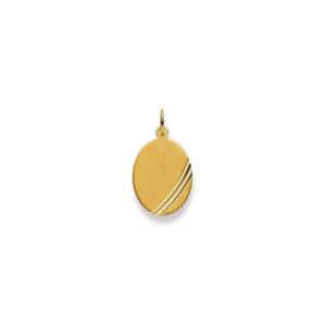 Anhänger, Plakette, Oval, Goldshmuck, gravieren, online, Gravieren, Schmuck, Gelbgold, Sahak, Jewellery, Faktor S,