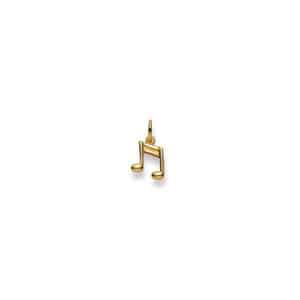 Anhänger, Musiknote, schmuck, goldschmuck, ohrschmuck, motive, ohrstecker, goldschmiede, gold, gelbgold, faktor s, sahak, jewellery, Swissmade, Sportarten, schmuck, online, kaufen