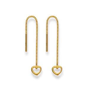 ohrschmuck, ohrhänger, ohrstecker, goldschmuck, herz, motiv, fein, gelbgold, damenschmuck, herzen, goldschmiede, sahak jewellery, earrings, jewelry, heart, swissmade, faktor s, winterthur, zurich