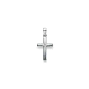 Anhänger Kreuz Weissgold