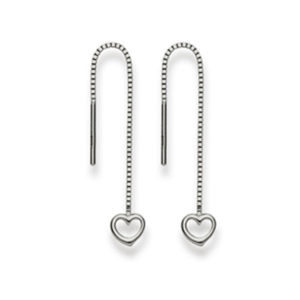 ohrschmuck, ohrhänger, ohrstecker, goldschmuck, herz, motiv, fein, weissgold, rhodiniert, damenschmuck, herzen, goldschmiede, sahak jewellery, earrings, jewelry, heart, swissmade, faktor s, winterthur, zurich