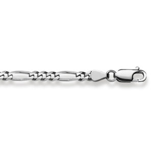 Halskette Figaro Weissgold