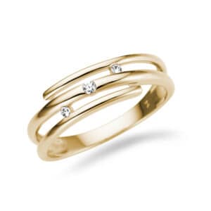 Damenring, Gelbgold, Goldschmuck, suu, Zürich, online, diamanten, brillanten, damenschmuck