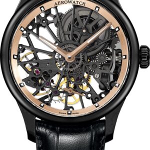 herrenuhr, skeleton, handaufzug, armbanduhr, mechanisch, handaufzug, schweiz, swissmade, uhrmacher, uhrwerk, pvd, watches, watch, wristwatch, sahak, aerowatch, faktor s, winterthur, zurich, swiss watches, switzerland, watchmaker, mechanical movement