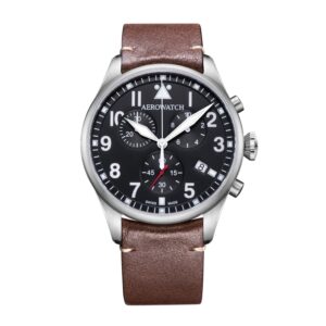 herrenuhr, datumanzeige, sekundenindex, aerowatch, suu, zürich, online kaufen, rotgold