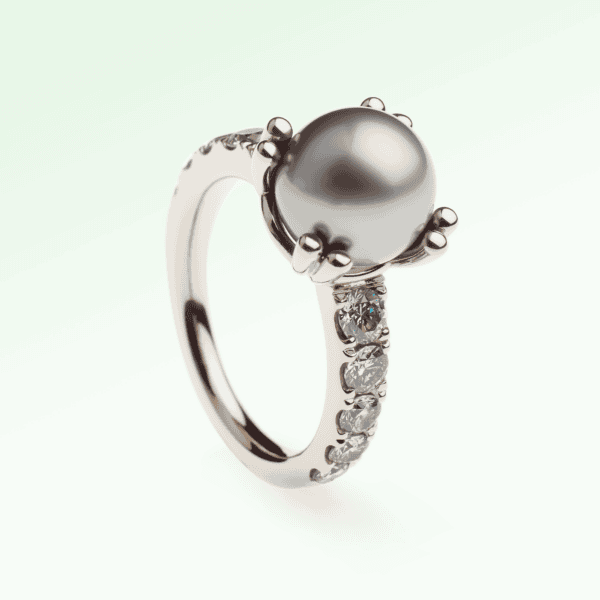 damenring, zuchtperle, diamantring, ring, schmuckring, damenschmuck weissgold, goldschmuck, gold, perle, tahitiperlen, perlenschmuck, perlenring, pearl, südsee, brillanten, alliance, diamantschmuck, schmuckdesign, arcade, kollektion, juwelen, goldschmiede, juwelier, sahak, jewellery, jewelry, zürich